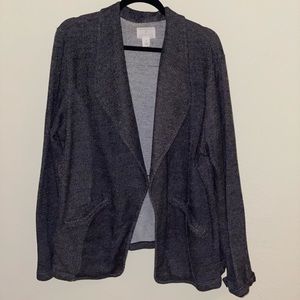 Caslon xxl charcoal grey blazer